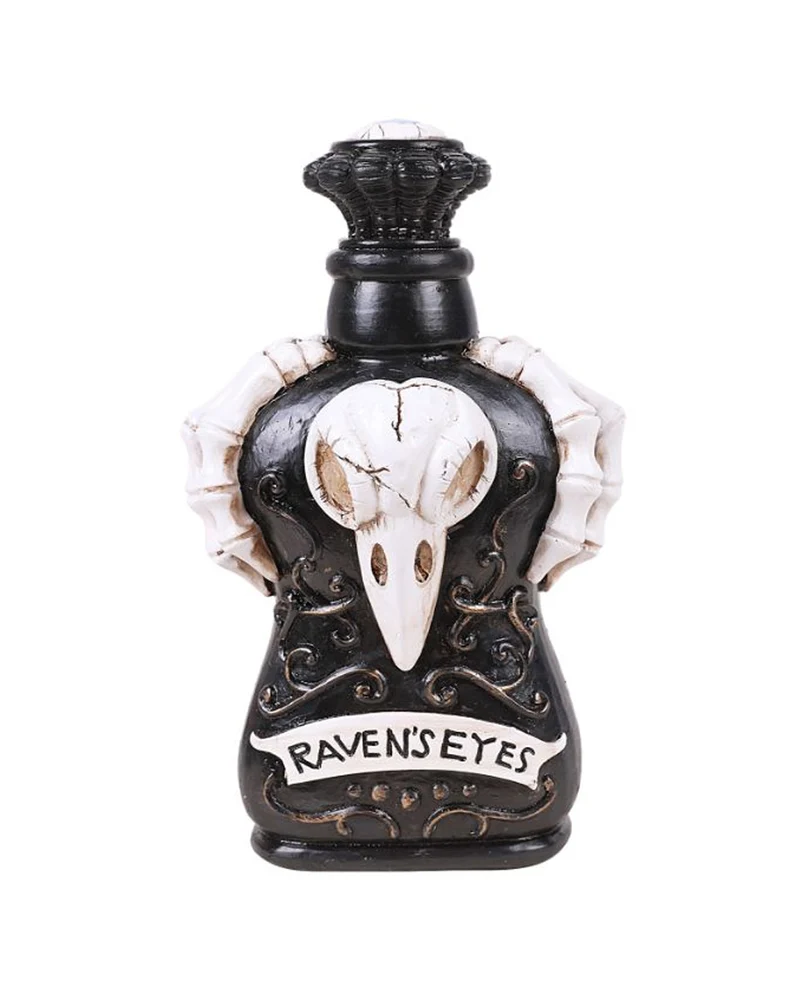 Antike Giftflasche "Raben Augen"
