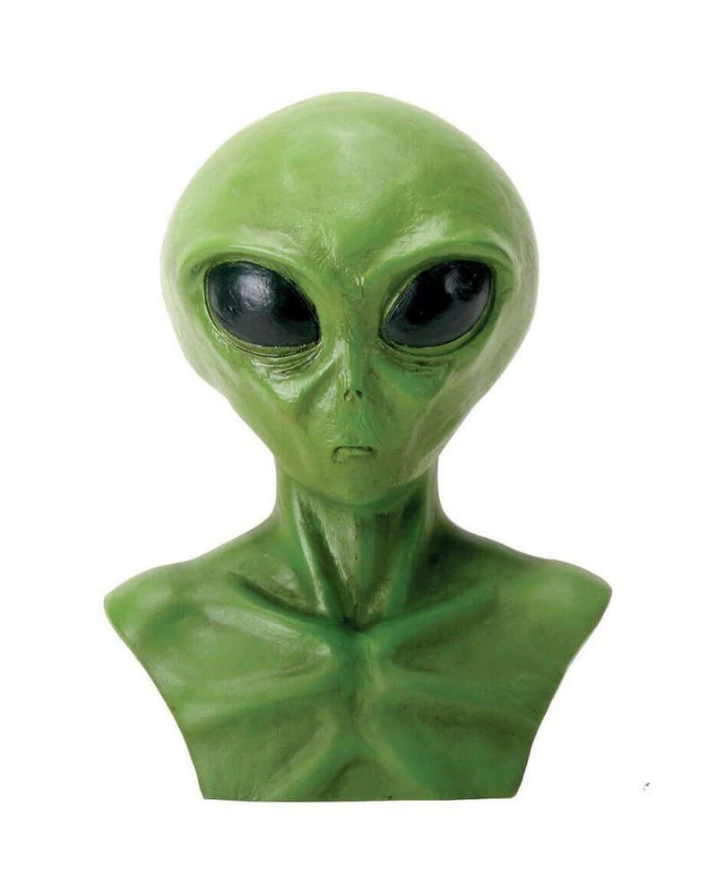 Grünes Alien Büste 9,5cm