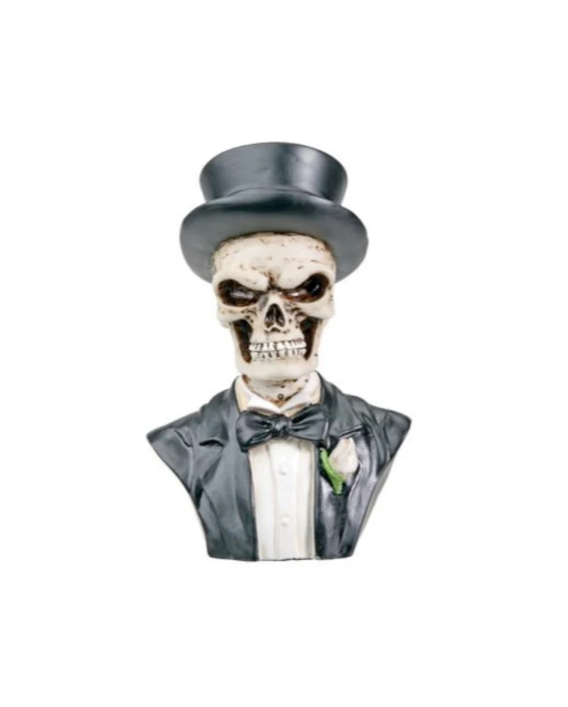 Skelett Bräutigam Statue 11cm
