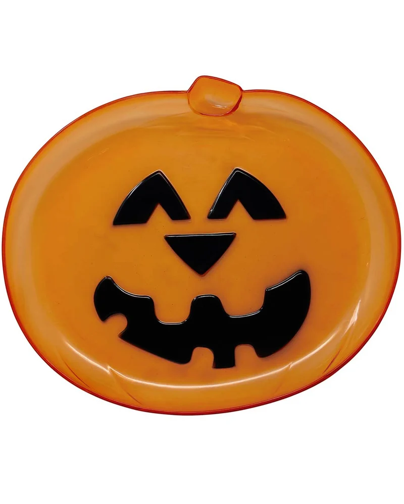 Halloween Kürbis Kunststoff Teller