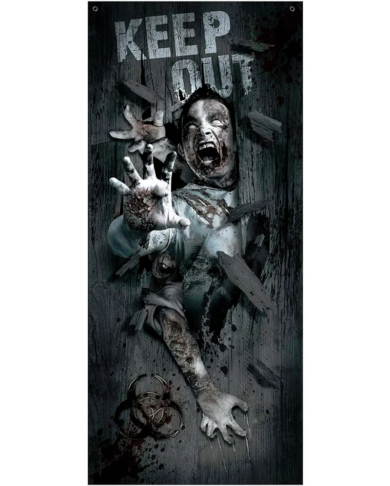 Tür Deko Zombies