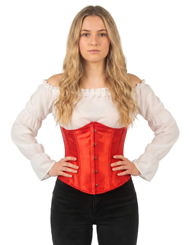 Kurzes rotes Korsett für Damen