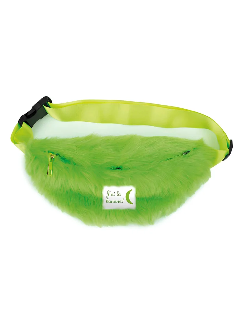 Bauchtasche mit grünem Fell