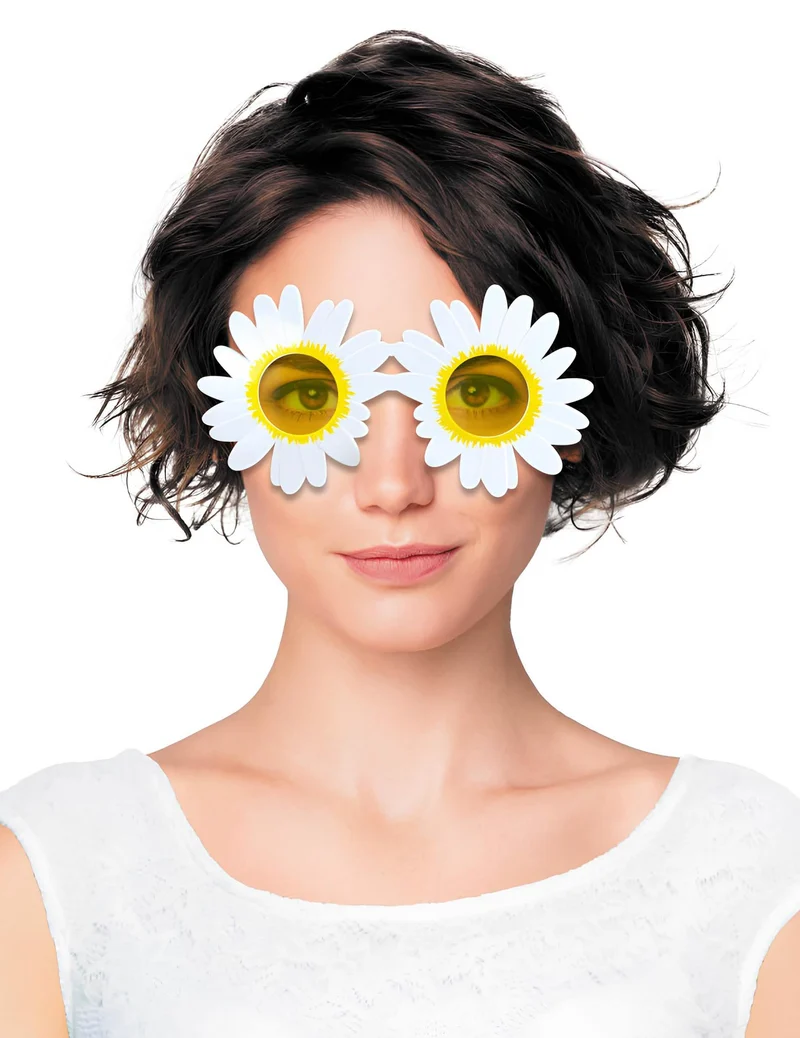 Gänseblümchen-Brille für Erwachsene