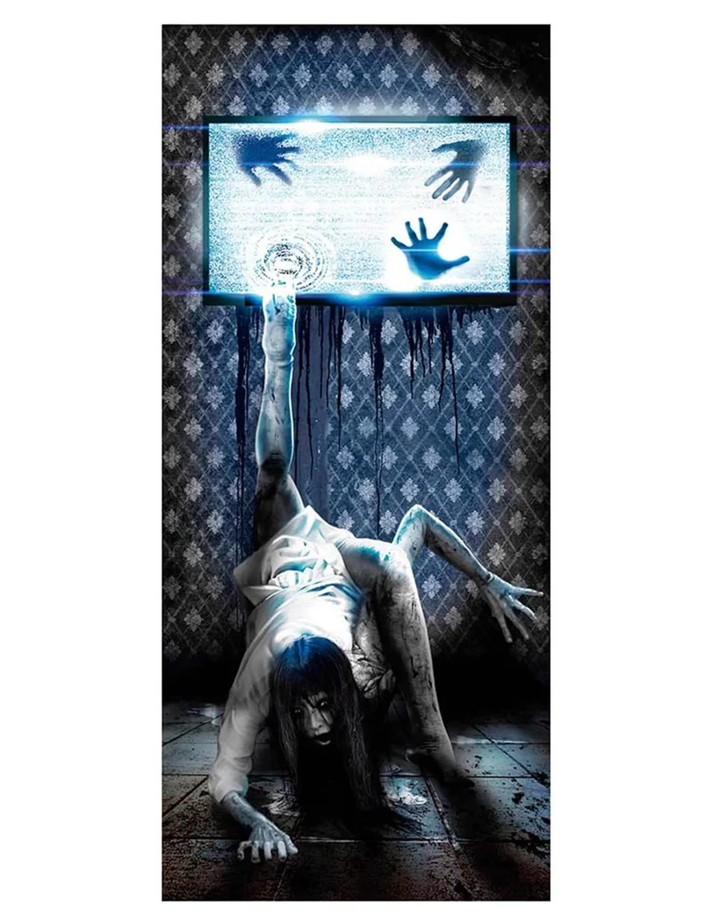 Horrorfilm Türdeko 80 x 180 cm