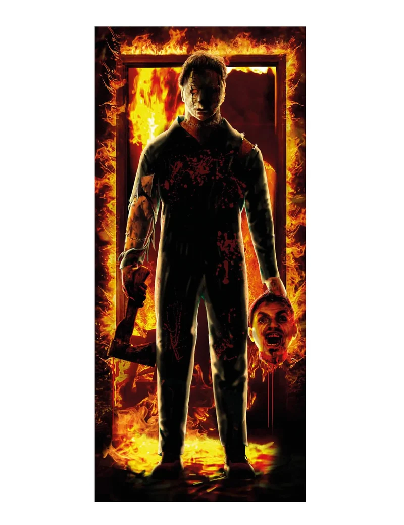 Horrorfilm Killer Türdeko 80 x 180 cm