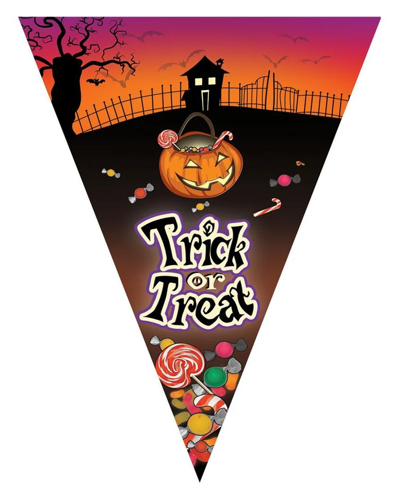 Trick or Treat Halloween Girlande 5m