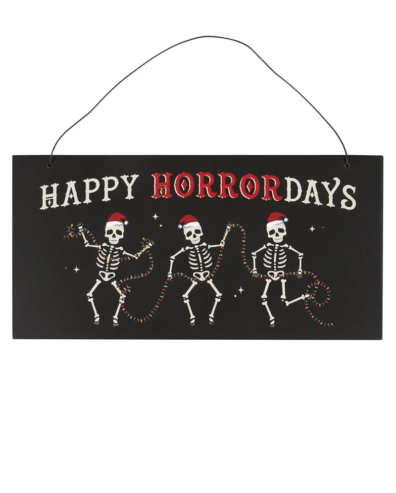 Happy Horrordays Hängeschild