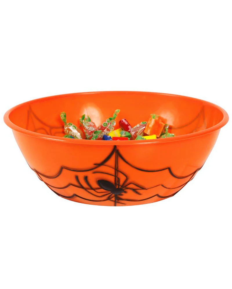 Orange Trick or Treat Spinnen Schale