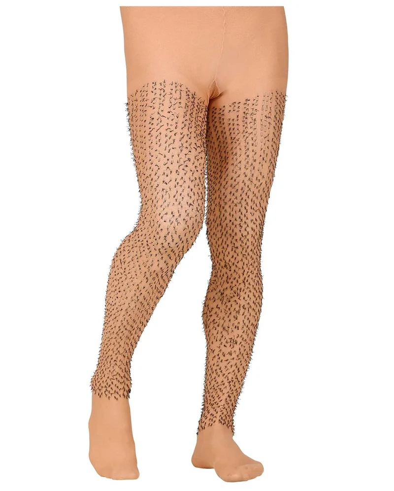Scherz-Strumpfhose "Behaarte Beine"
