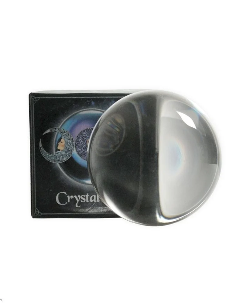 Klare Glas Kristallkugel 7 cm