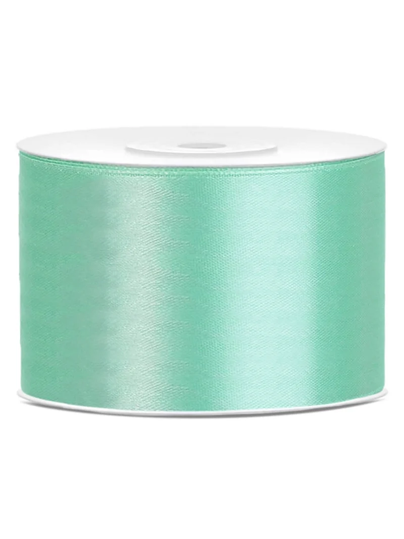 Mintgrünes Satinband 5 cm x 25 m für Dekoration