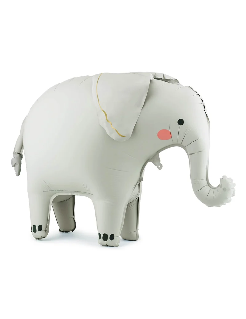 Folienballon Elefant stehend 91 x 61 cm