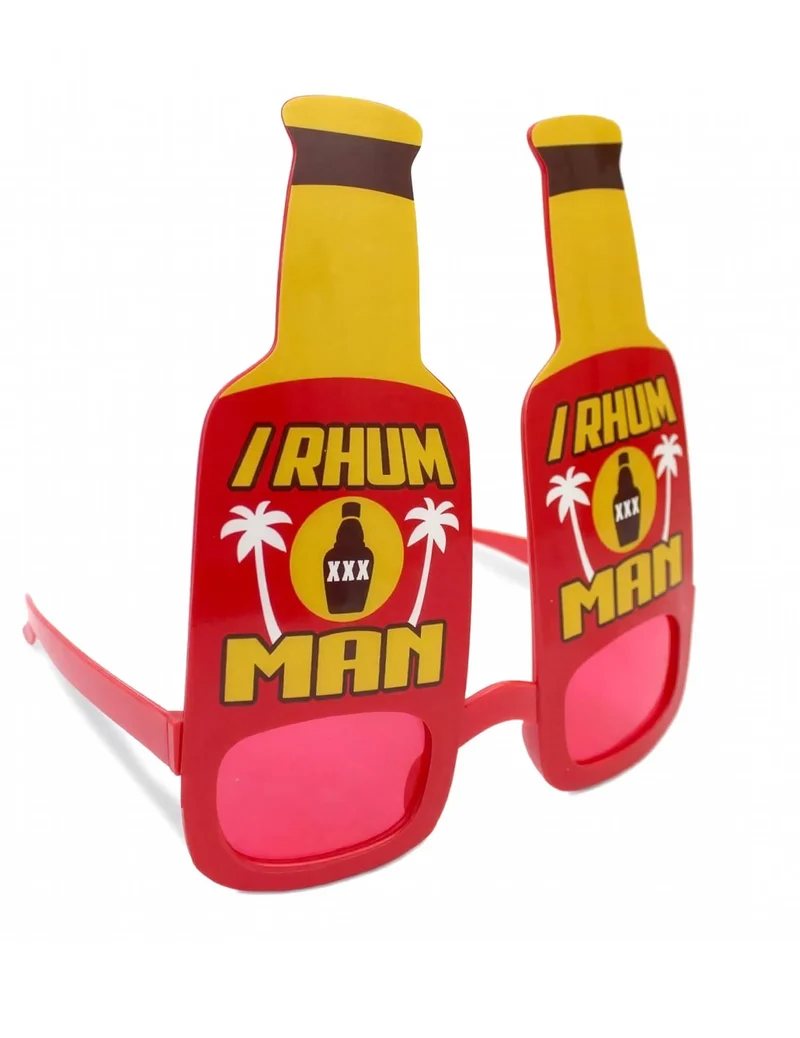 Verrückte Rhum Man Brille