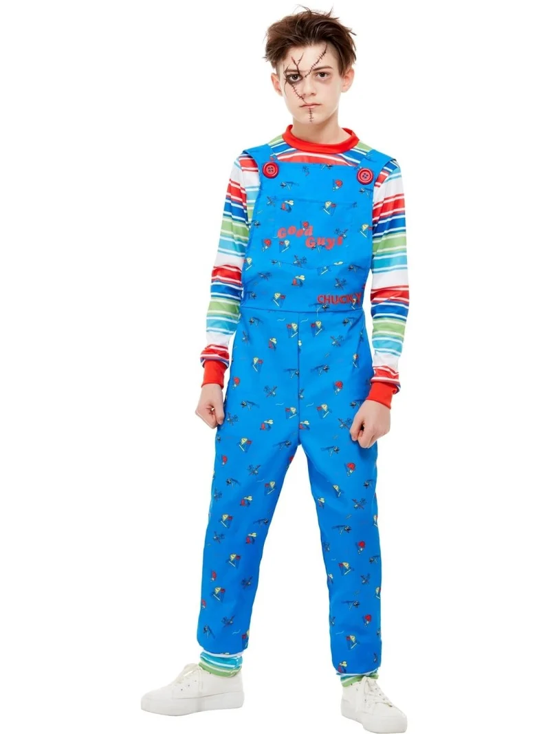 Chucky Kostüm, blau Kind