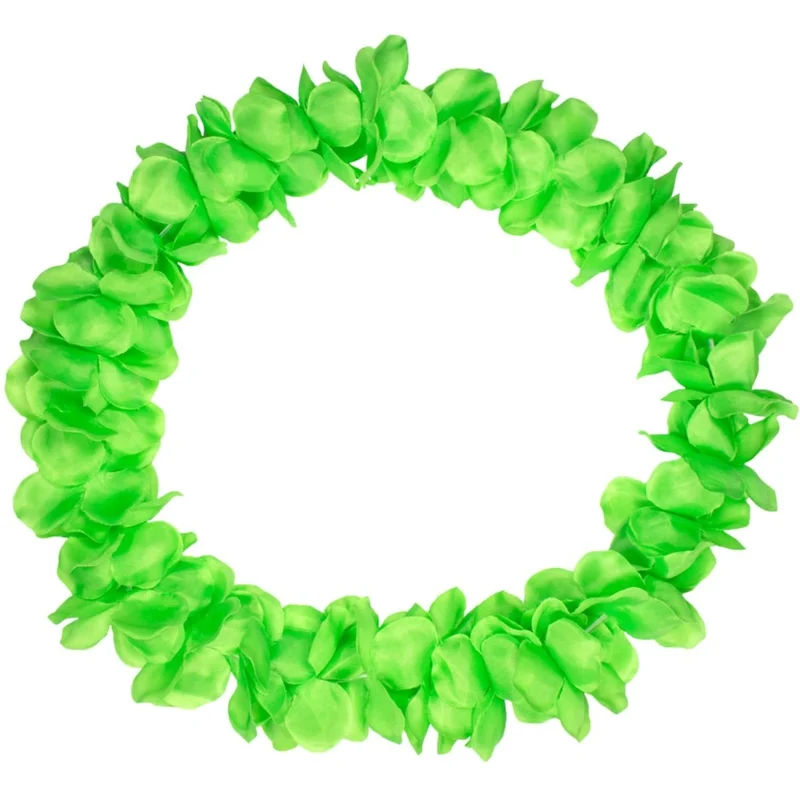 Hawaii Kranz neongrün 9,5cm