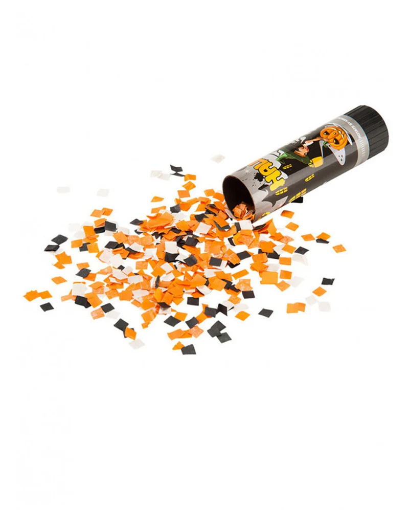 Halloween Konfettibombe mit Federbetrieb 15cm