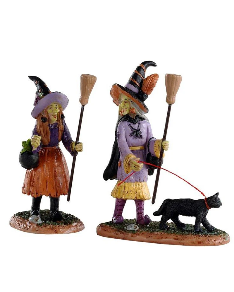 Lemax Spooky Town - Witches Night Out 2er Set