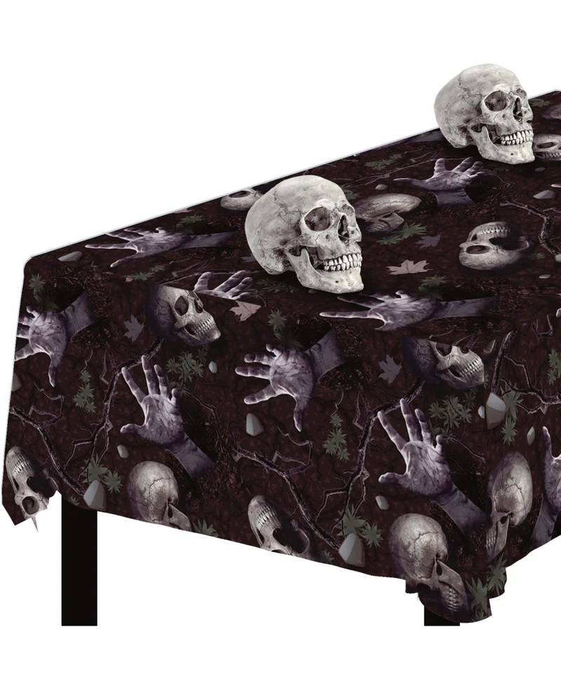 Halloween Friedhof Tischdecke