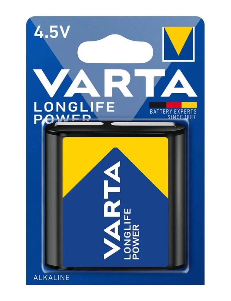 1 x LONGLIFE POWER 4,5V Batterie