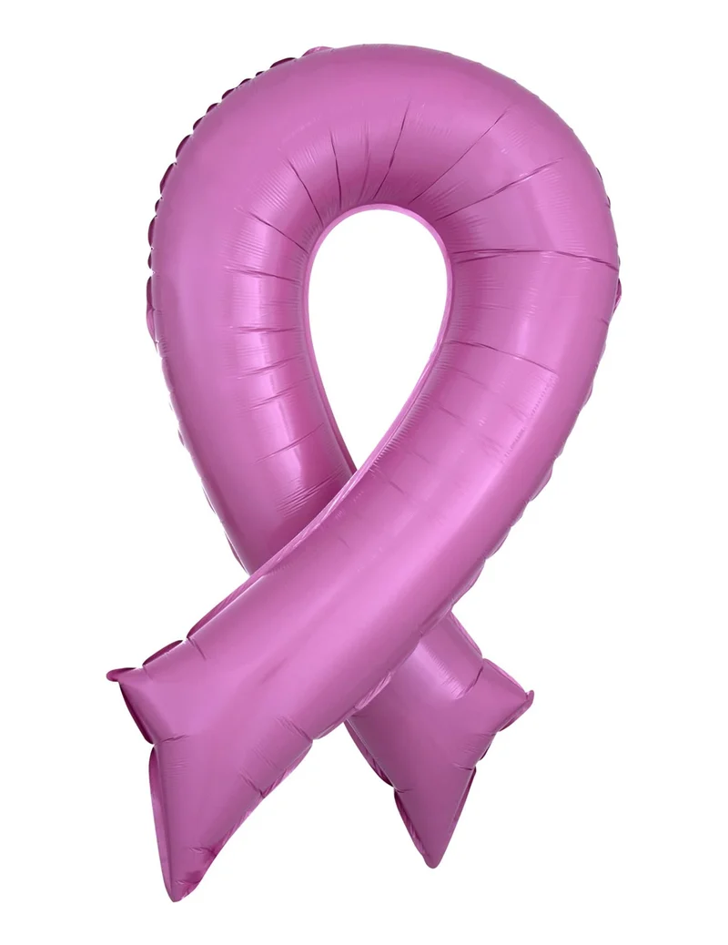 Folienballon Rosa Schleife 91 cm