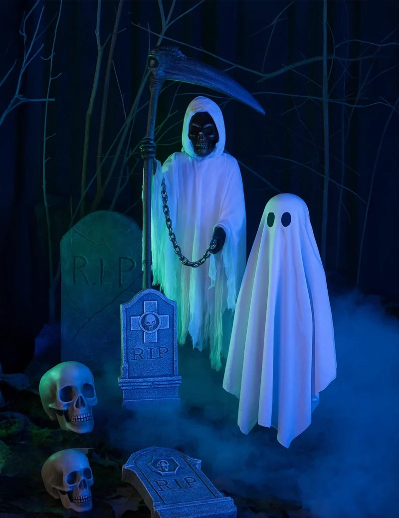 Sensenmann Animierte Dekoration 180 cm