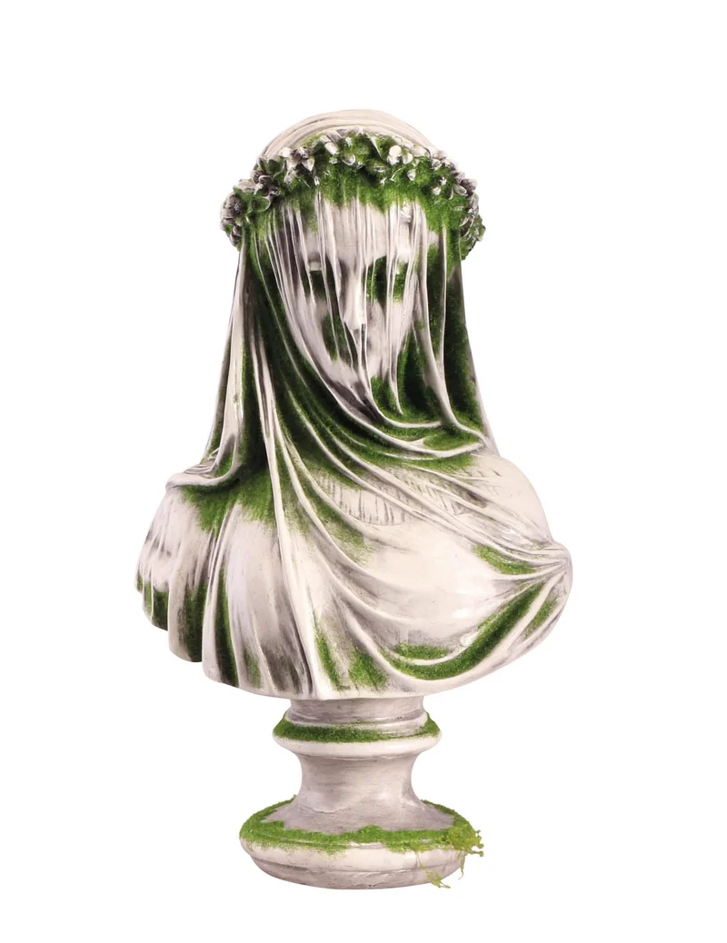 Harzbüste einer Geisterfrau 34 cm