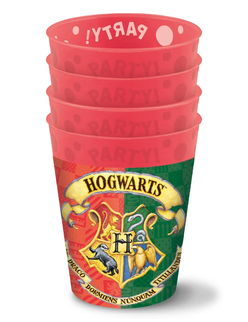 4 Harry Potter™ 250 ml Mehrwegbecher