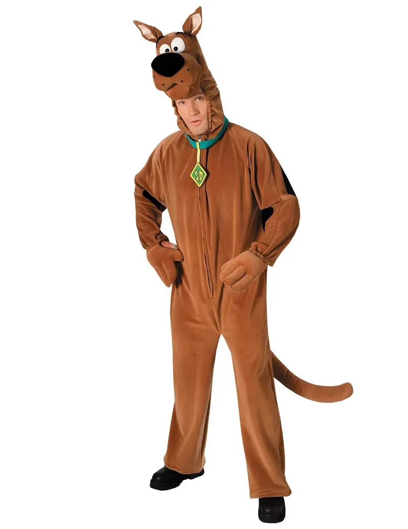 Scooby-Doo™-Kostüm für Erwachsene Lizenz-Verkleidung braun