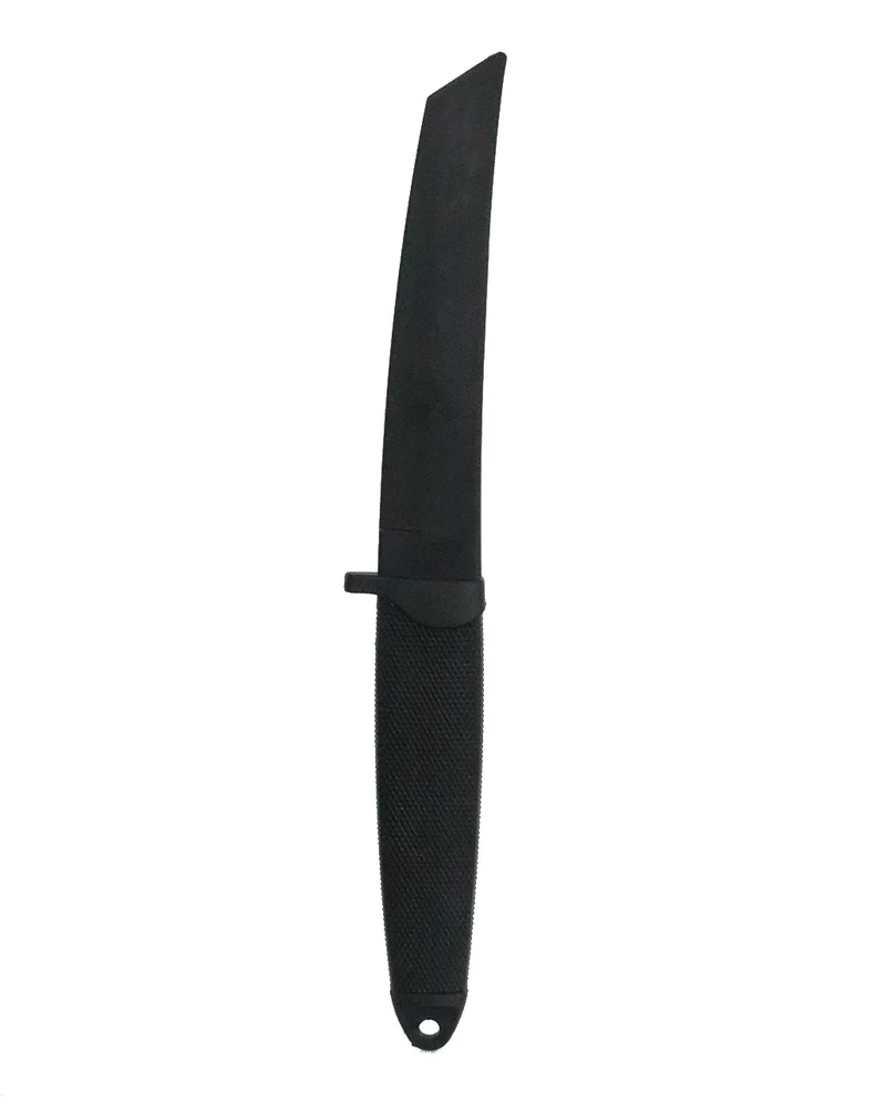 Gummi Dolch Dekowaffe Schwarz