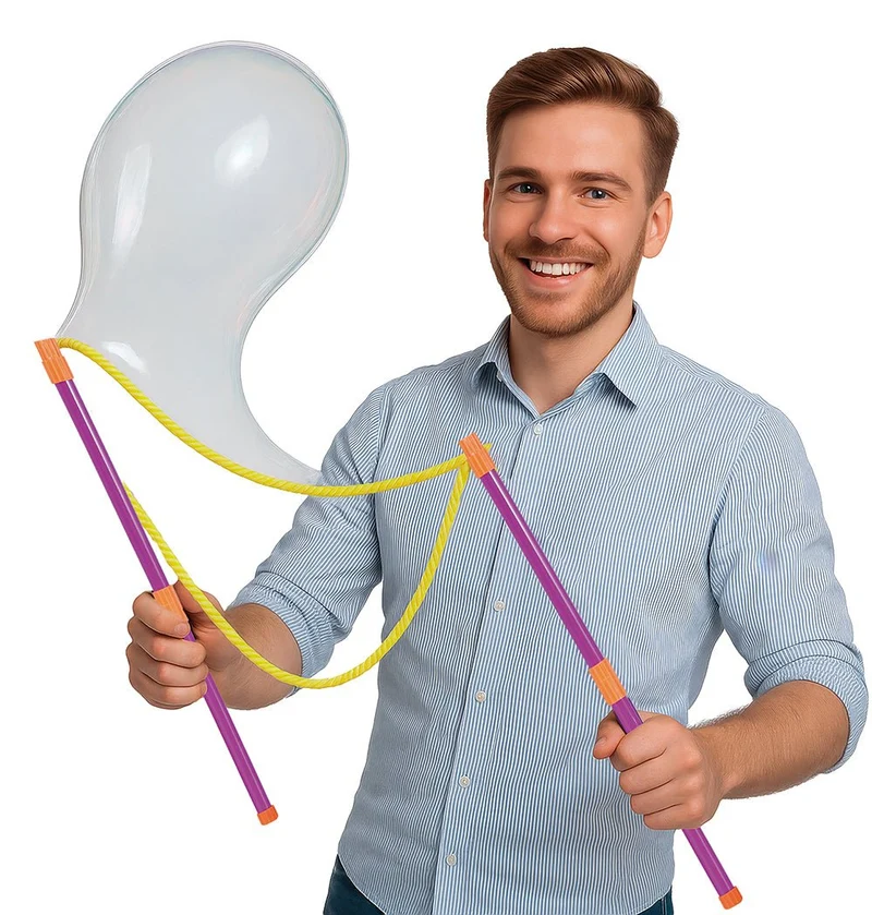 Bunte Bubble Blower Stick 6 Stück