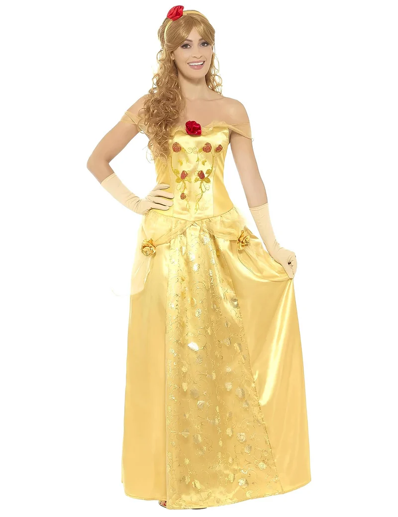 Kostüm Traumprinzessin in Gelb Damen