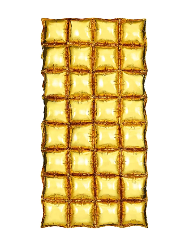 goldener Ballonvorhang 110 x 55 cm