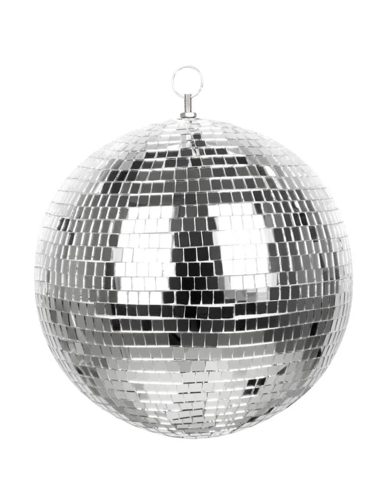 Diskokugel silber 30 cm