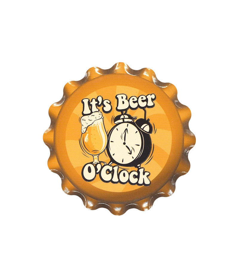 Orange Untersetzer Bear O'Clock 11cm