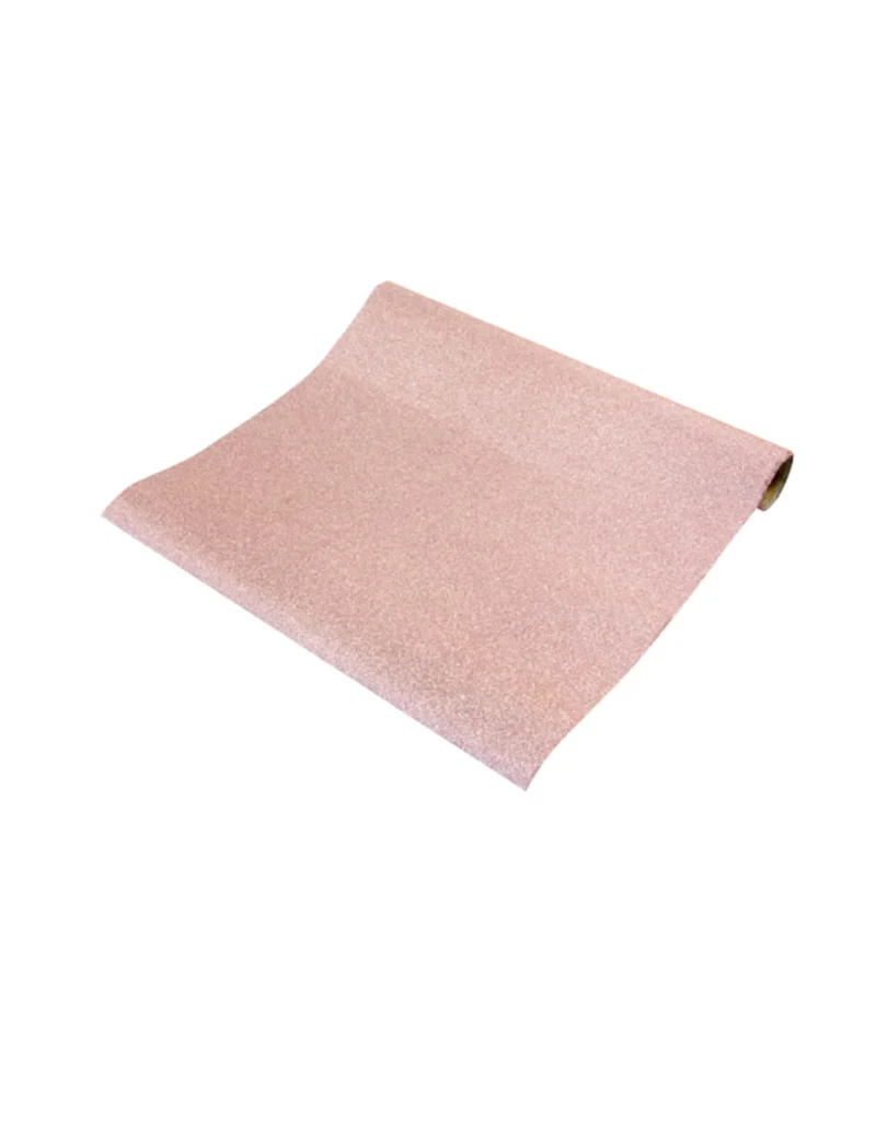 Tischläufer rosa Glitzer 28 cm x 5 m für Hochzeit