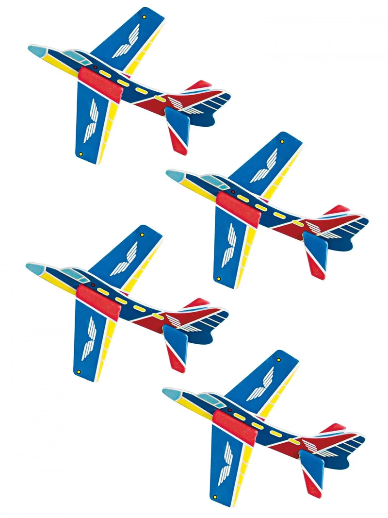 8 Pappflugzeug-Piñata-Accessoires