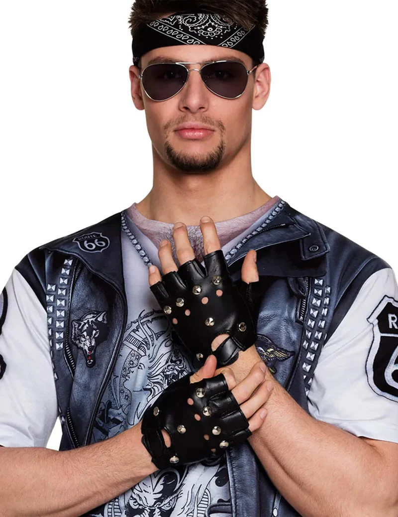 Punker Halbhandschuh