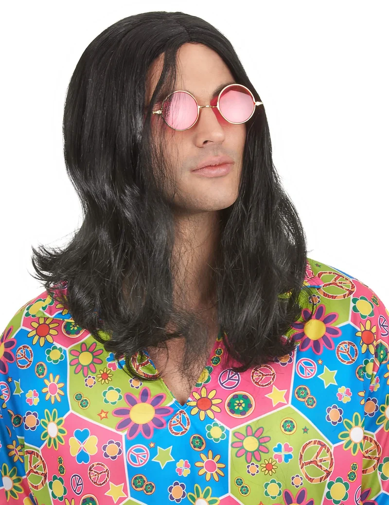 Hippie Perücke für Herren