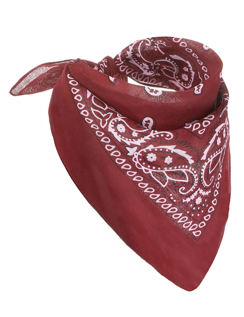 Rotes Bandana-Tuch für Cowboy-Kostüme