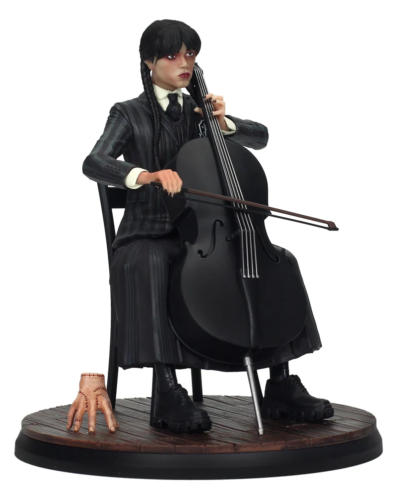 Wednesday spielt Cello Figur 15cm
