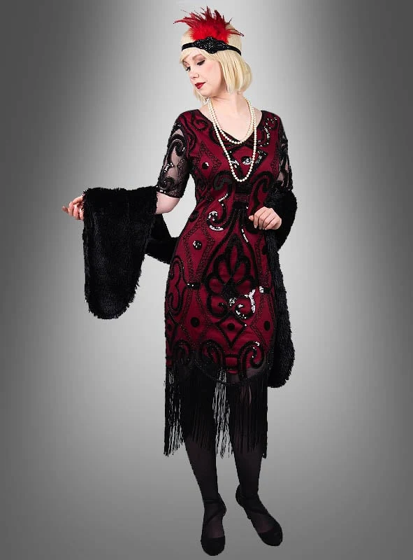 Halbarm 20er Jahre Retro Kleid Francis