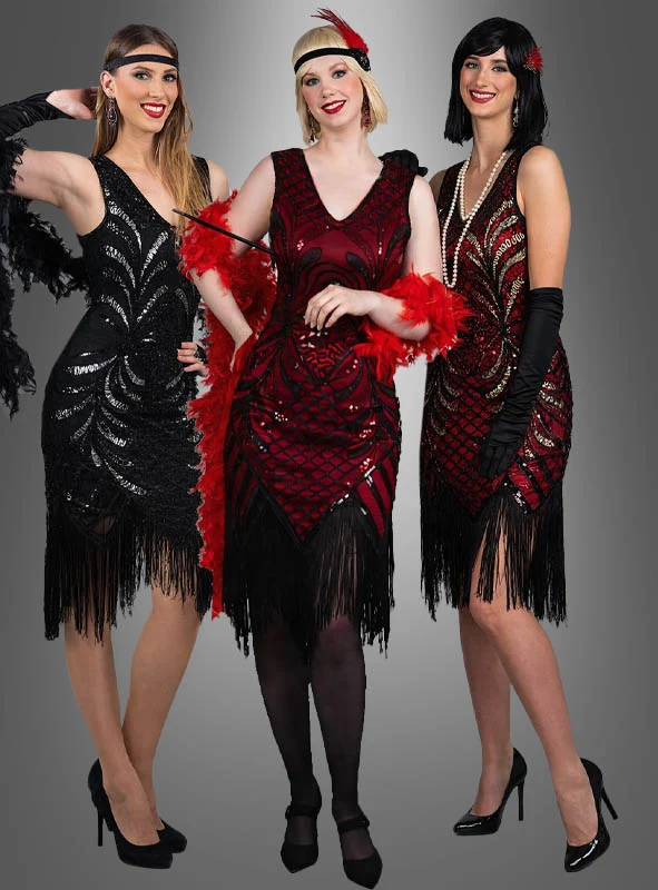 Exklusives 20er Flapper Kleid Vivian