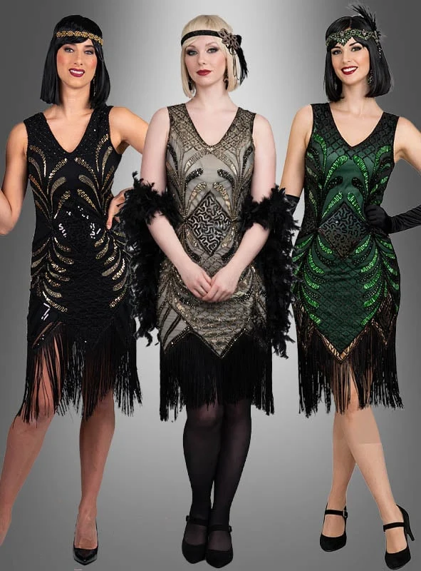 Glamouröses Flapper Kleid Vivian