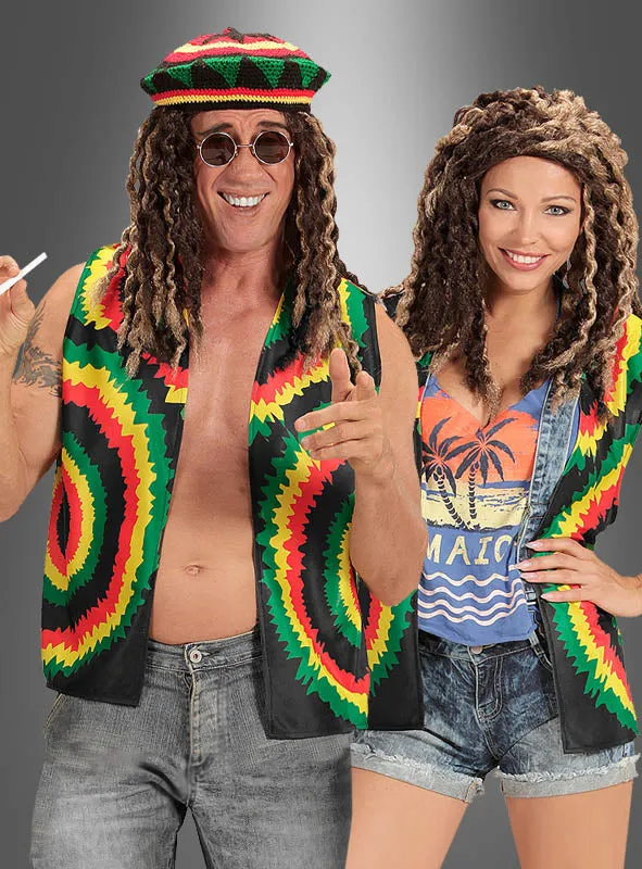 Reggae Karibik Weste Batik