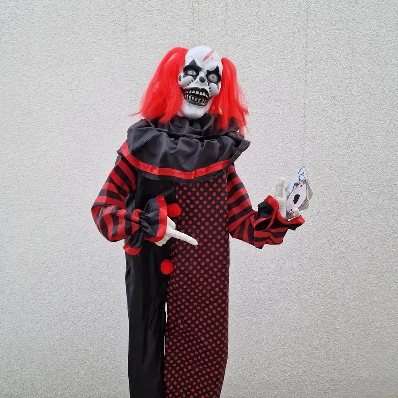 Halloween Pop-Up Horror Doppelkopf Clown Alfons