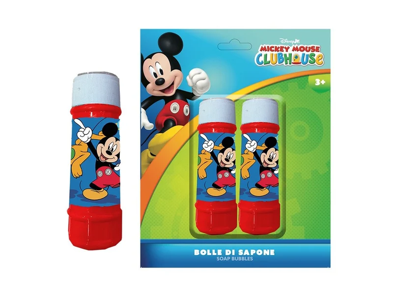 Mickey-Mouse-Seifenblasenflüssigkeit 60 ml, 2 Stück