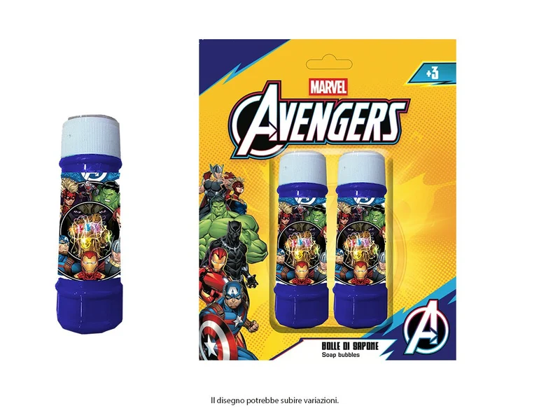 Avengers Seifenblasenflüssigkeit 60 ml, 2 Stück
