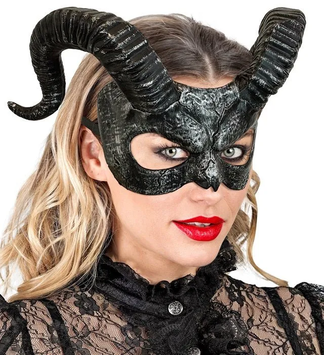 Schwarze Augenmaske aus Hoorn