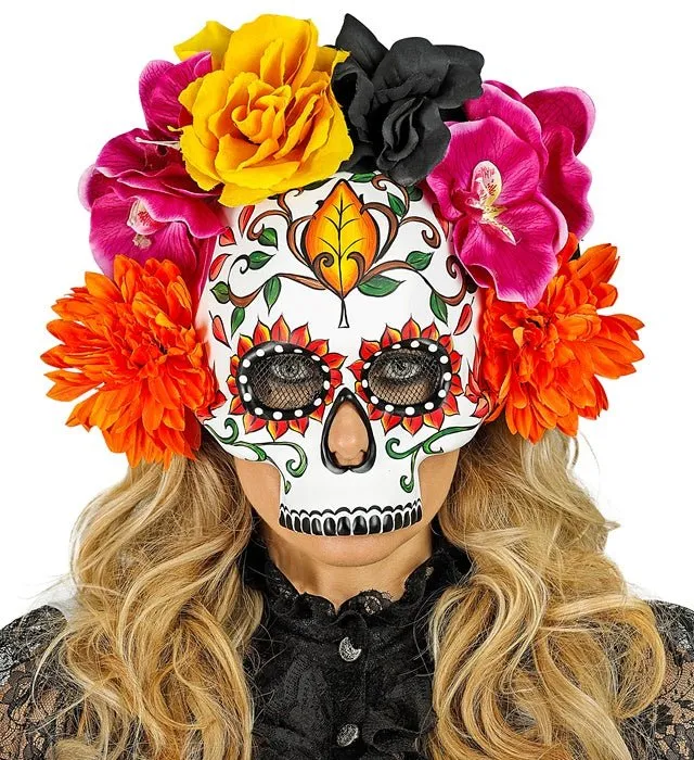 Dia de los Muertos-Maske – Bunter Totenkopf